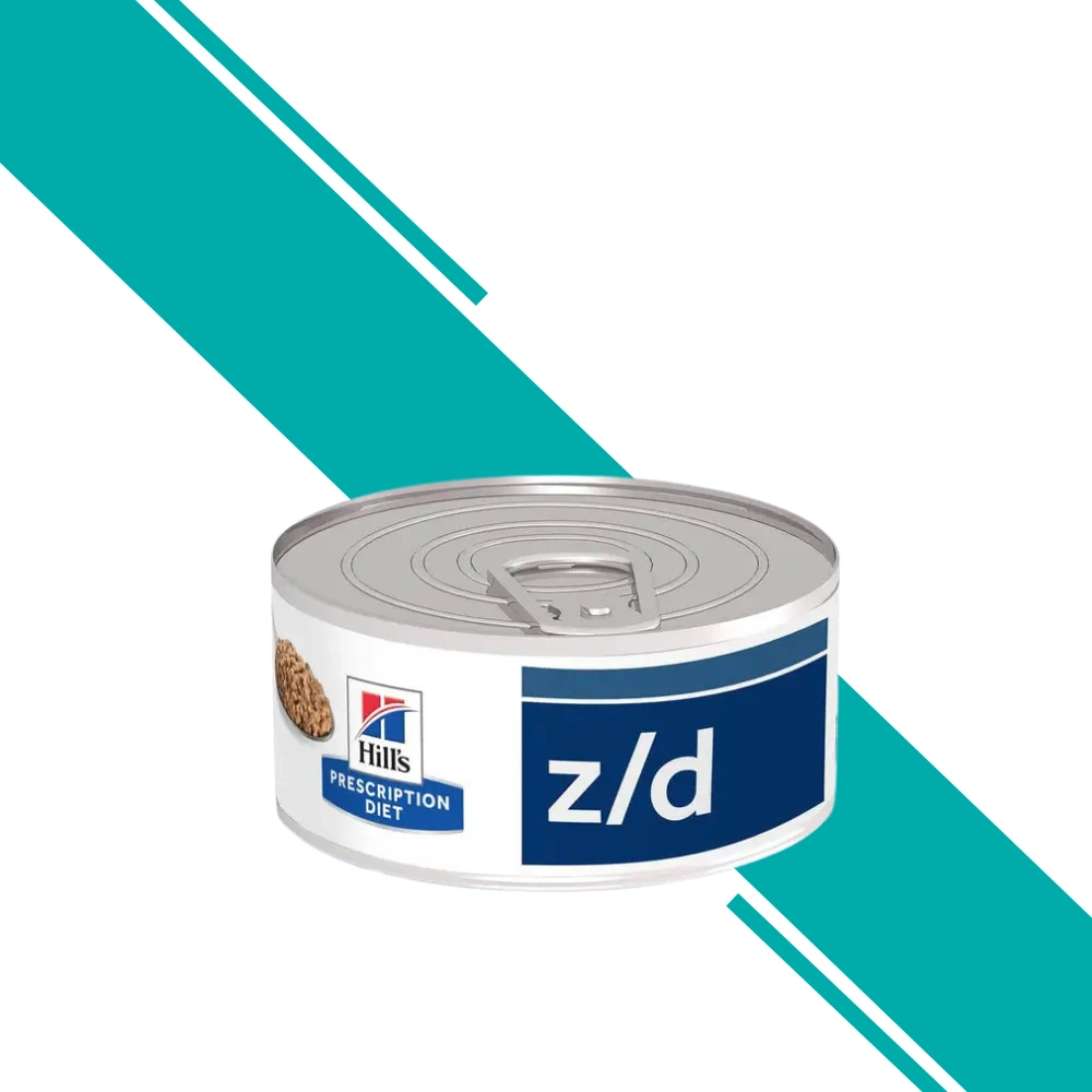 Hill's Prescription Diet z/d Food Sensitivities Wet Cat Food 24x156g Cans